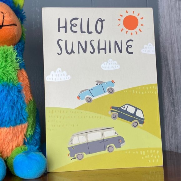 Transportation Themed Boys Nursery Decor, Wooden Box Sign - Picture 3 of 10